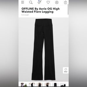 Aerie high waisted flare leggings